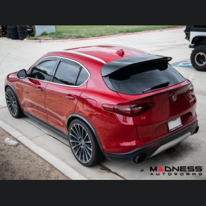 Alfa Romeo Stelvio Rear Spoiler - Carbon Fiber - Mid Spoiler